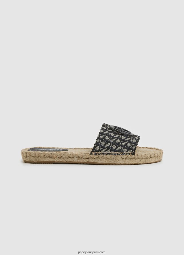 mujer_sandalias_siva_de_yute_con_jacquard_pepe_jeans_44jtz683_negro.jpg mujer sandalias siva de yute con jacquard Pepe Jeans 44JTZ683 negro - Imagen 1