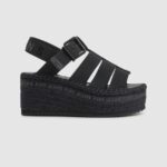 mujer sandalias witney con cuña soleada Pepe Jeans 44JTZ647 negro