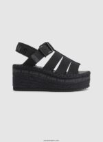 mujer sandalias witney con cuña soleada Pepe Jeans 44JTZ647 negro