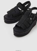 mujer sandalias witney con cuña soleada Pepe Jeans 44JTZ647 negro - Imagen 3