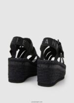 mujer sandalias witney con cuña soleada Pepe Jeans 44JTZ647 negro - Imagen 4