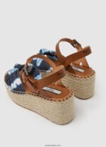 mujer sandalias Witney con cuña teñida Pepe Jeans 44JTZ644 mar profundo - Imagen 4