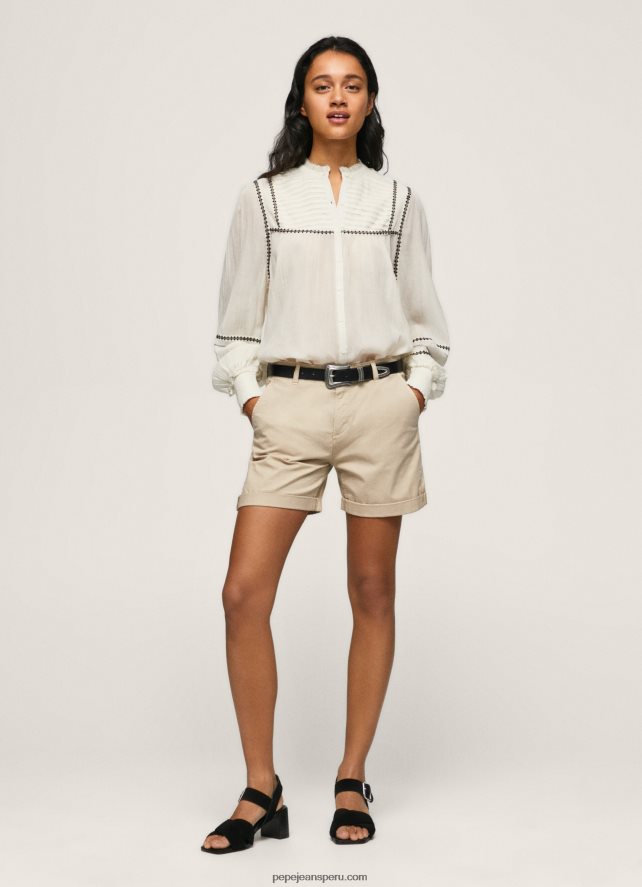 mujer_shorts_chinos_de_corte_estandar_pepe_jeans_44jtz524_piedra.jpg mujer shorts chinos de corte estándar Pepe Jeans 44JTZ524 piedra - Imagen 1