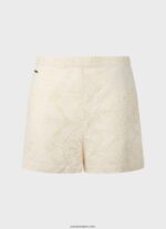 mujer shorts con detalles calados Pepe Jeans 44JTZ530 suero de la leche - Imagen 5