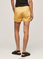 mujer shorts de algodón de corte regular Pepe Jeans 44JTZ518 brillar - Imagen 4
