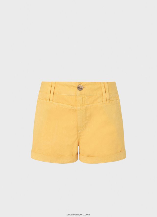 mujer shorts de algodón de corte regular Pepe Jeans 44JTZ518 brillar - Imagen 5