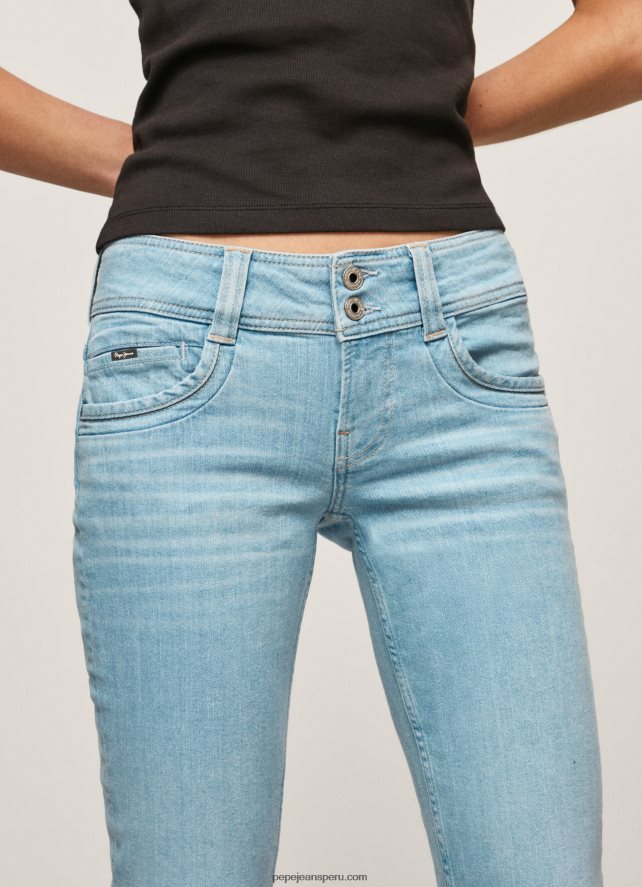 mujer shorts de mezclilla 3/4 de corte estándar Pepe Jeans 44JTZ520 mezclilla - Imagen 3