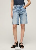 mujer shorts de mezclilla holgados Pepe Jeans 44JTZ486 mezclilla - Imagen 2