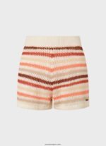 mujer shorts tejidos a rayas Pepe Jeans 44JTZ529 multi - Imagen 5
