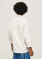 mujer sobrecamisa de mezclilla con estampado de rayas Pepe Jeans 44JTZ353 mezclilla - Imagen 5