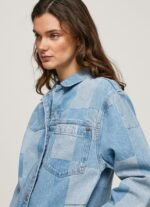 mujer sobrecamisa de mezclilla regular fit Pepe Jeans 44JTZ352 mezclilla - Imagen 2