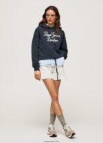 mujer suéter con logo bordado Pepe Jeans 44JTZ268 dulwich - Imagen 2