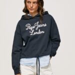 mujer suéter con logo bordado Pepe Jeans 44JTZ268 dulwich