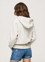 mujer suéter con logo bordado Pepe Jeans 44JTZ269 mousse - Imagen 4