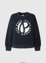 mujer suéter con logo circular Pepe Jeans 44JTZ279 dulwich - Imagen 5