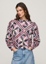 mujer suéter con parches de algodón Pepe Jeans 44JTZ277 multi