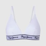 mujer sujetador de algodón elástico Pepe Jeans 44JTZ540 blanco