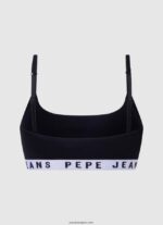 mujer sujetador deportivo de algodón Pepe Jeans 44JTZ567 negro - Imagen 2