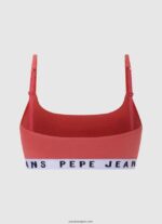 mujer sujetador deportivo solid str brlt Pepe Jeans 44JTZ570 estudio rojo - Imagen 2