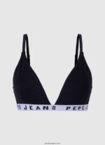 mujer sujetador triangular de algodón Pepe Jeans 44JTZ538 negro