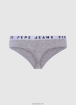 mujer tanga clásica con logo estampado Pepe Jeans 44JTZ568 gris marga - Imagen 2