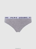 mujer tanga clásica con logo estampado Pepe Jeans 44JTZ569 negro - Imagen 3