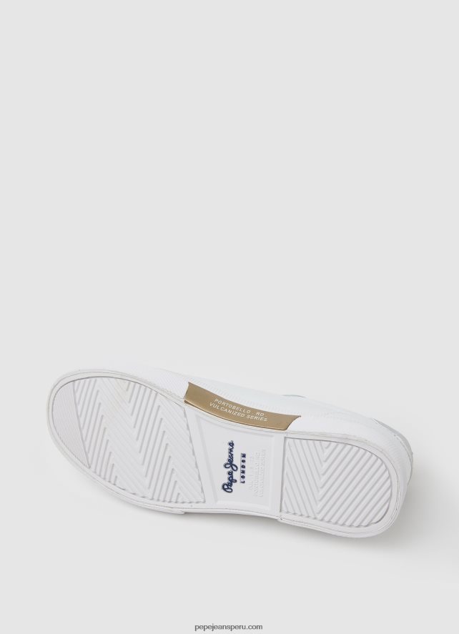 mujer tenis básicos con bandera de Kenton Pepe Jeans 44JTZ593 blanco - Imagen 5