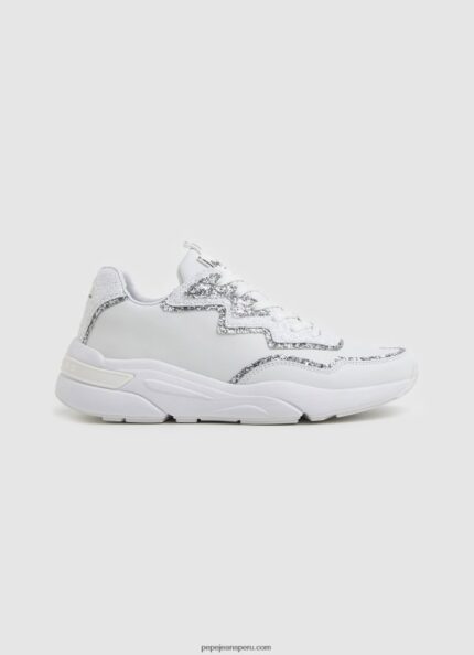 mujer tenis combinados arrow marlow Pepe Jeans 44JTZ600 blanco