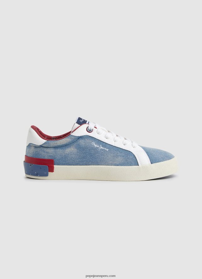 mujer_tenis_kenton_de_lona_vaquera_pepe_jeans_44jtz627_fabrica_azul.jpg mujer tenis Kenton de lona vaquera Pepe Jeans 44JTZ627 fábrica azul - Imagen 1