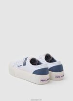 mujer tenis ottis con plataforma Pepe Jeans 44JTZ608 blanco - Imagen 4