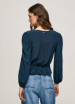 mujer top corto con cuello en V Pepe Jeans 44JTZ325 dulwich - Imagen 4