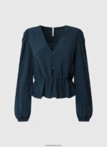 mujer top corto con cuello en V Pepe Jeans 44JTZ325 dulwich - Imagen 5