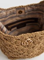 mujer tote de paja tejida Pepe Jeans 44JTZ717 caramelo - Imagen 3