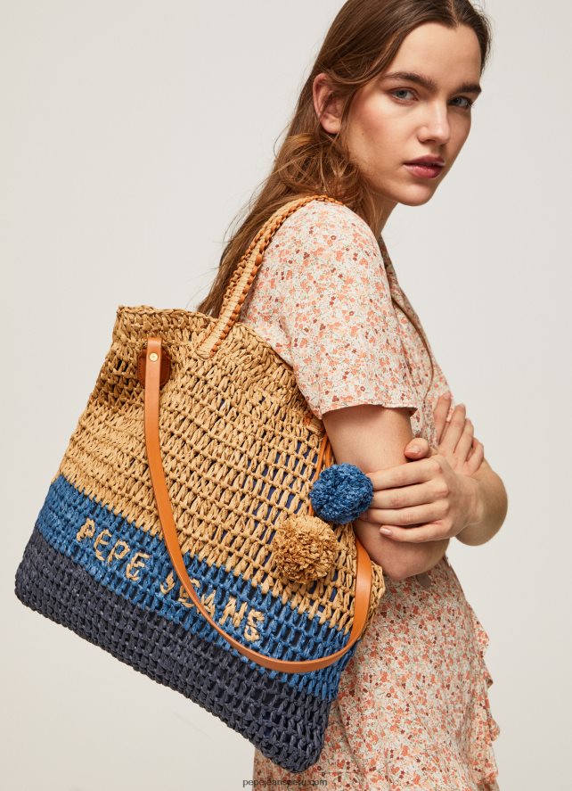 mujer_tote_de_paja_tejida_pepe_jeans_44jtz745_dulwich.jpg mujer tote de paja tejida Pepe Jeans 44JTZ745 dulwich - Imagen 1