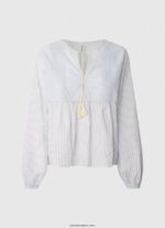 mujer túnica de gasa de algodón Pepe Jeans 44JTZ349 multi - Imagen 5