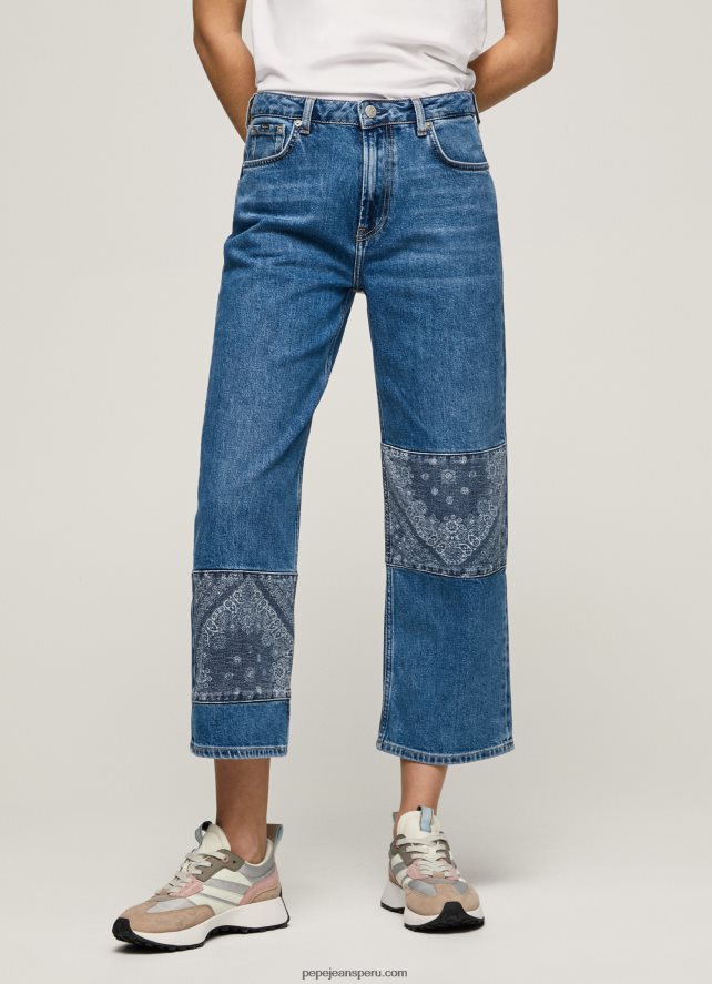 mujer vaqueros ani de tiro medio holgados Pepe Jeans 44JTZ87 mezclilla - Imagen 2