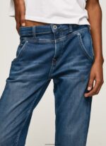 mujer vaqueros Carey de tiro medio holgados Pepe Jeans 44JTZ86 mezclilla - Imagen 3