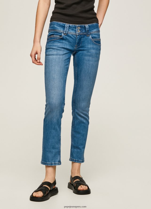 mujer vaqueros de talle bajo de corte regular de venus Pepe Jeans 44JTZ33 mezclilla - Imagen 2