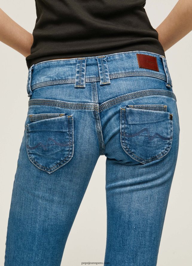 mujer vaqueros de talle bajo de corte regular de venus Pepe Jeans 44JTZ33 mezclilla - Imagen 5