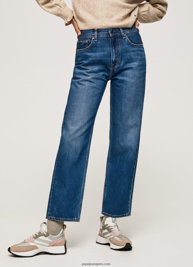 mujer vaqueros Dover de tiro alto y corte holgado Pepe Jeans 44JTZ83 mezclilla - Imagen 2