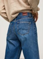 mujer vaqueros Dover de tiro alto y corte holgado Pepe Jeans 44JTZ83 mezclilla - Imagen 5