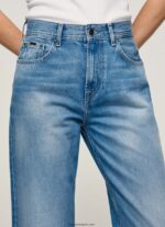 mujer vaqueros Dover de tiro alto y corte holgado Pepe Jeans 44JTZ84 mezclilla - Imagen 3