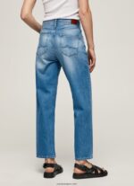 mujer vaqueros Dover de tiro alto y corte holgado Pepe Jeans 44JTZ84 mezclilla - Imagen 4