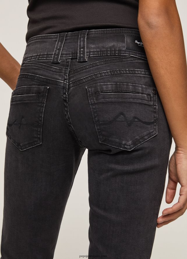 mujer vaqueros gen de tiro medio con corte regular Pepe Jeans 44JTZ26 mezclilla - Imagen 4