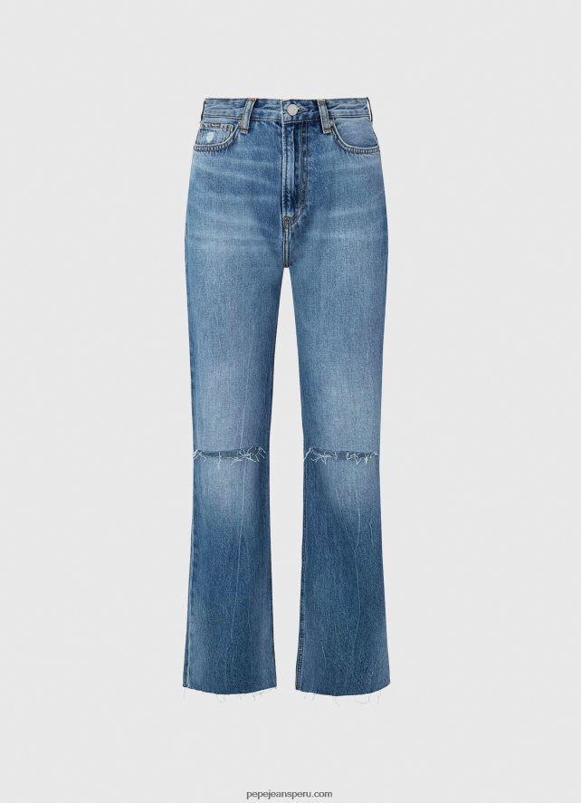 mujer vaqueros harper con tiro alto y corte acampanado Pepe Jeans 44JTZ64 mezclilla - Imagen 5