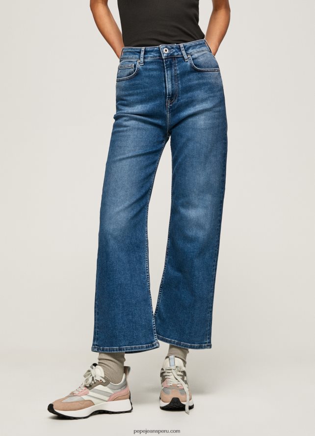 mujer vaqueros Lexa Sky de talle alto y ancho Pepe Jeans 44JTZ91 mezclilla - Imagen 2