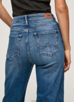 mujer vaqueros Lexa Sky de talle alto y ancho Pepe Jeans 44JTZ91 mezclilla - Imagen 5