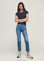 mujer vaqueros mary de talle alto Pepe Jeans 44JTZ18 mezclilla