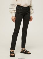 mujer vaqueros New Brooke de corte regular con cintura media Pepe Jeans 44JTZ7 mezclilla - Imagen 2