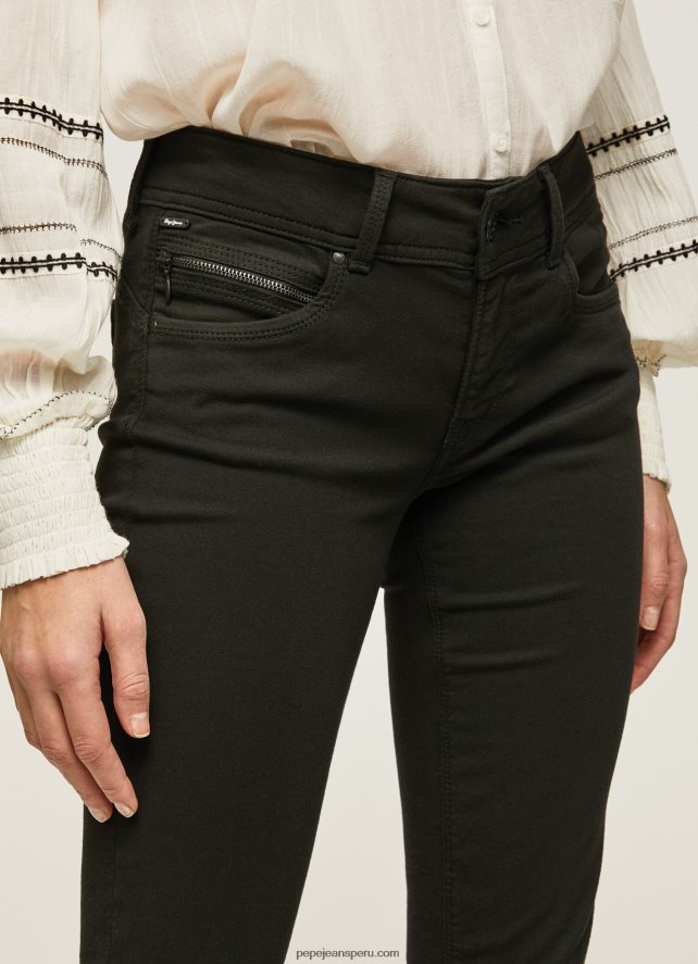 mujer vaqueros New Brooke de corte regular con cintura media Pepe Jeans 44JTZ7 mezclilla - Imagen 3